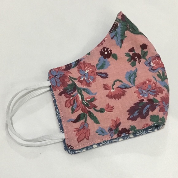 handmade Accessories - Adult face mask handmade floral reversible mask